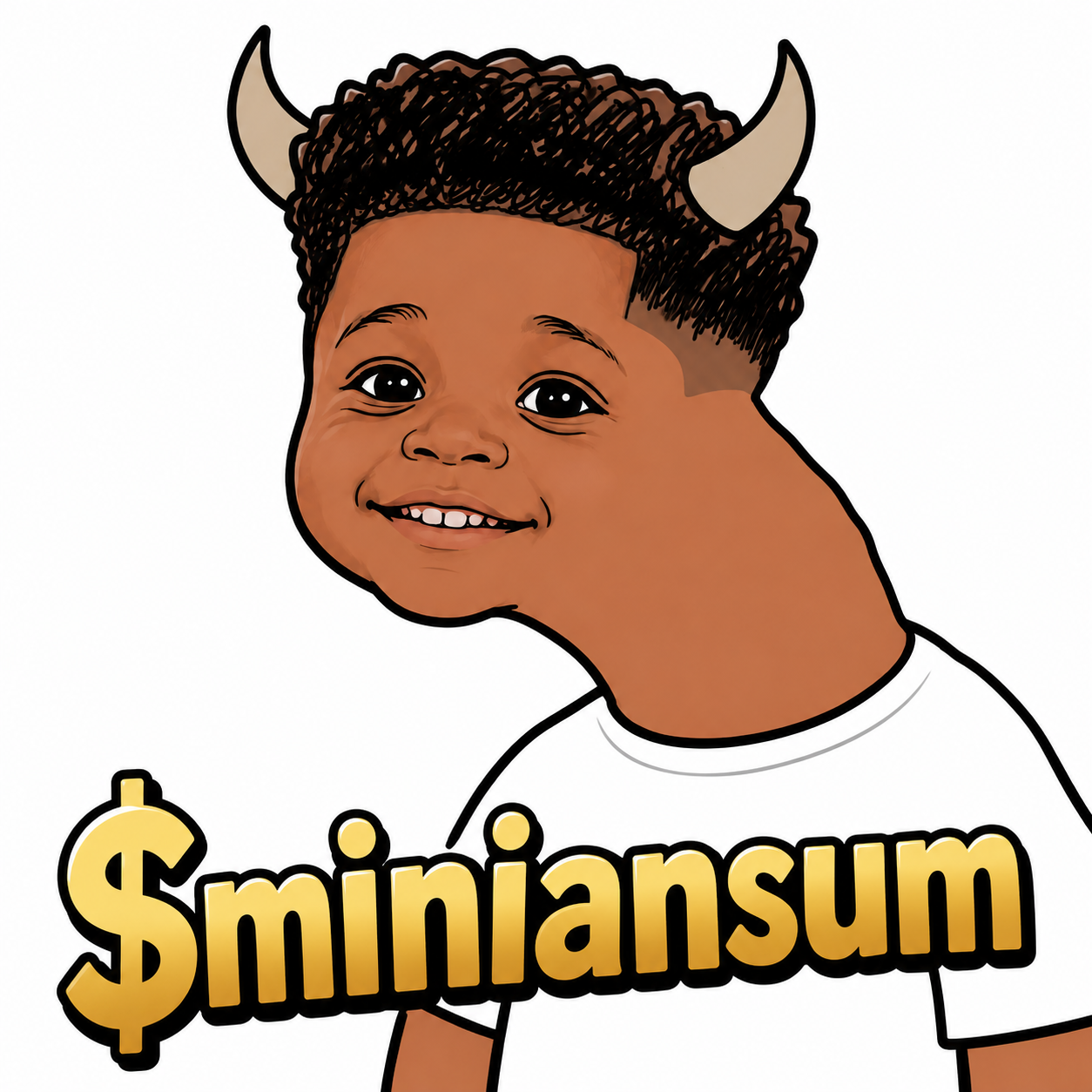 $MINIANSUM horned mascot